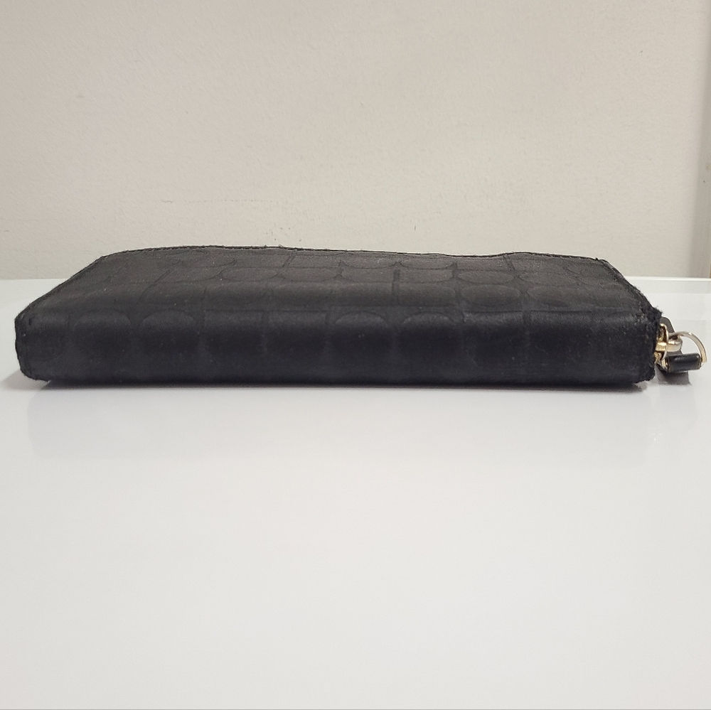 Kate Spade Thompson Street NEDA Zip Around Wallet in Black Spade Canvas Print - Picture 5 of 16